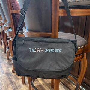 1989 World Tour Black Messenger Bag